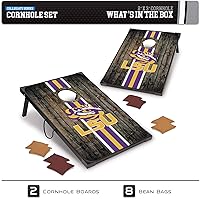 Vista 76 de Wild Sports NCAA 2' x 3' MDF Deluxe Cornhole Set - with Corners and Aprons