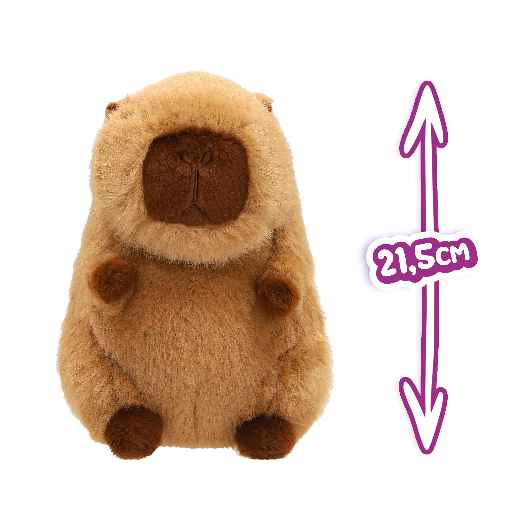 Club Petz BIM BAM CAPYBARA Peluches con Funzioni Speciali Un Capibara Che Vibra Facendolo Saltellare Mentre Emette Suoni Buffi. Dai 3 anni in su