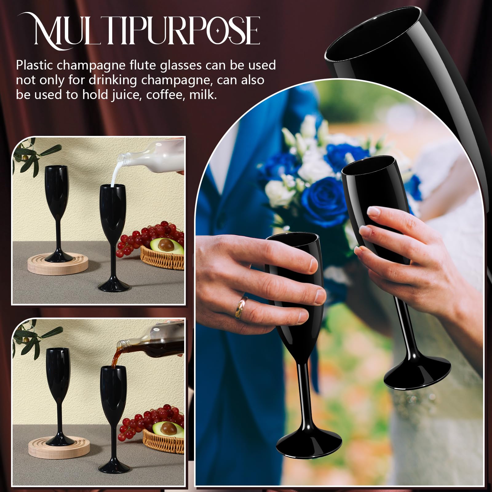 Dollar Tree Champagne Glasses