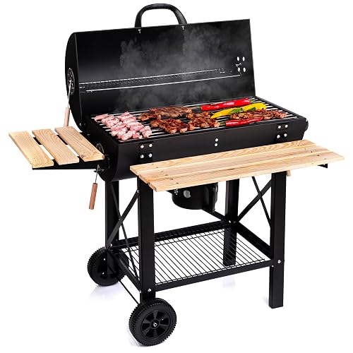 LEHMANN Barbecue Charbon de Bois avec Grille de Cuisson XL,