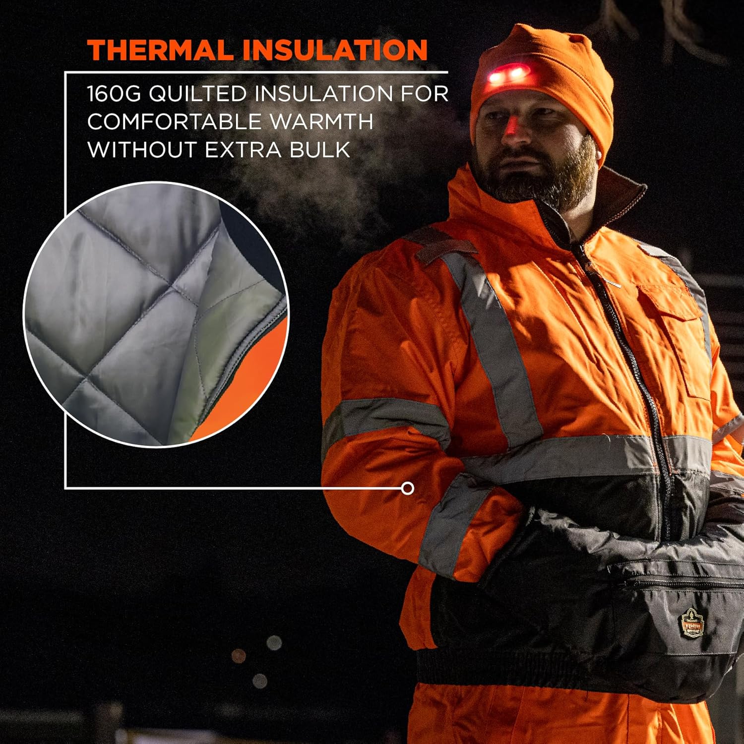 Ergodyne Hi Vis Bomber Safety Jacket