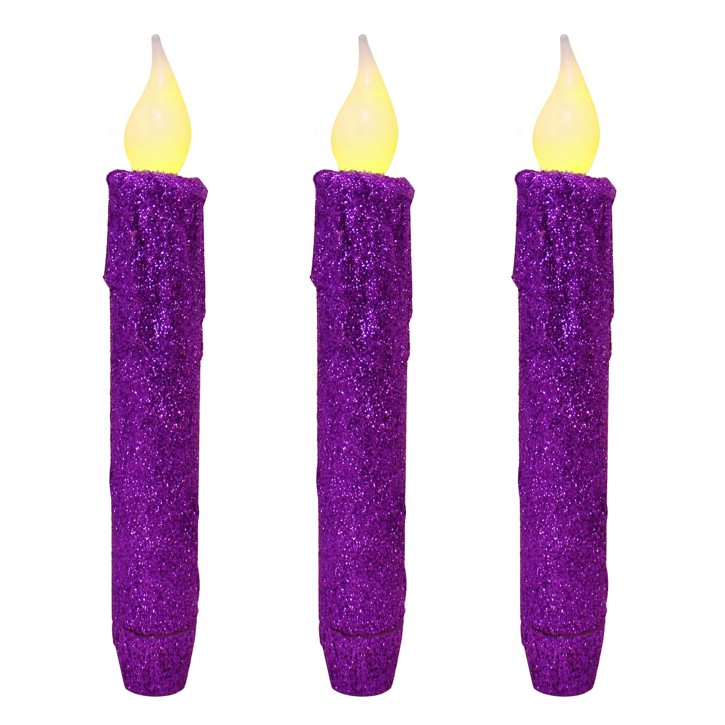 CVHOMEDECO. Bougies Scintillantes Sans Flamme, Bougies Coniques à LED