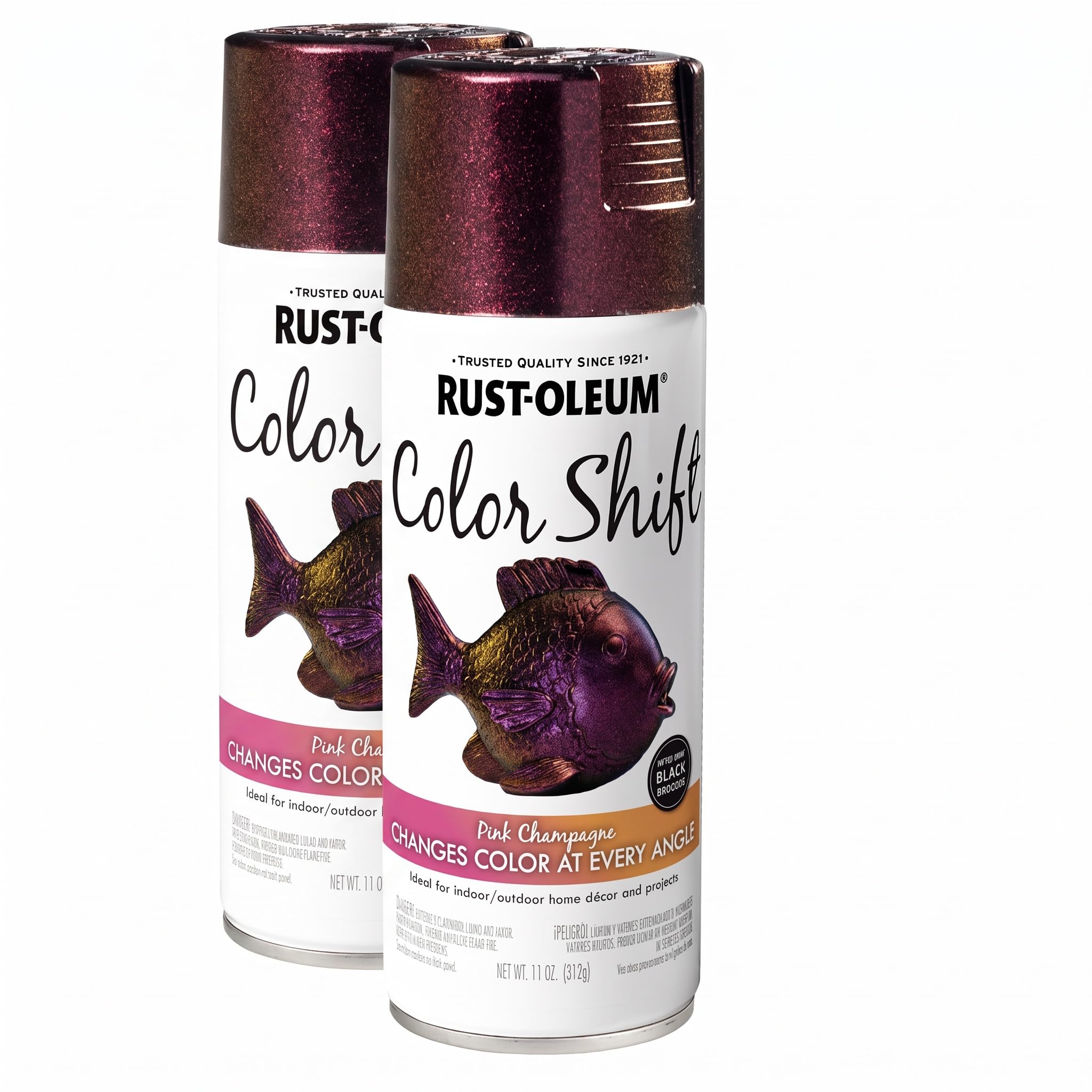 Rustoleum Color Shift Spray Paint, 11 ounce, Pink Champagne (Pack of 2)