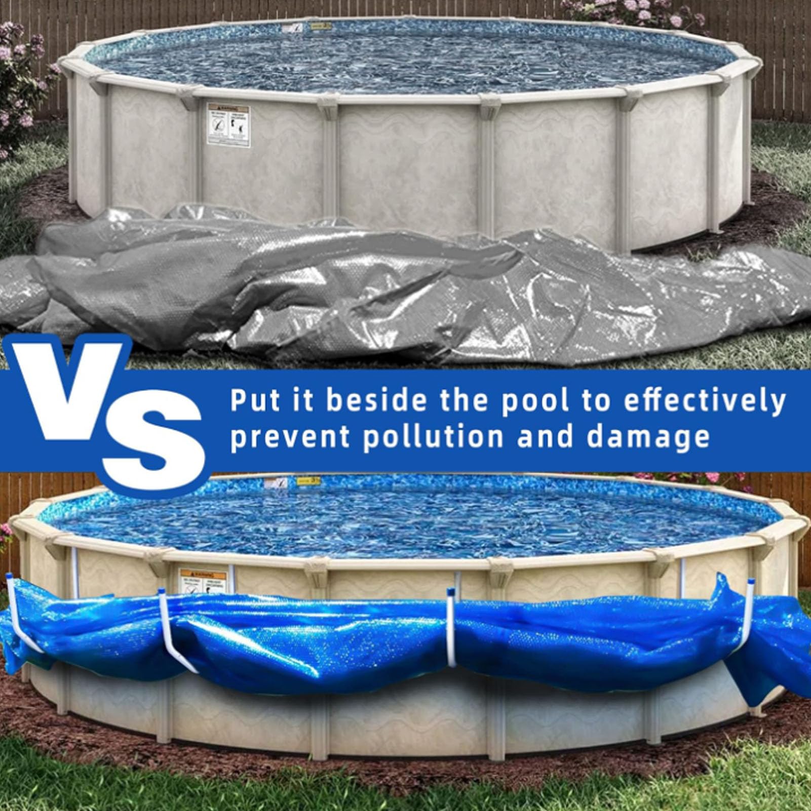 Soporte de cubierta solar para piscina de 5 piezas,soporte para manta solar
