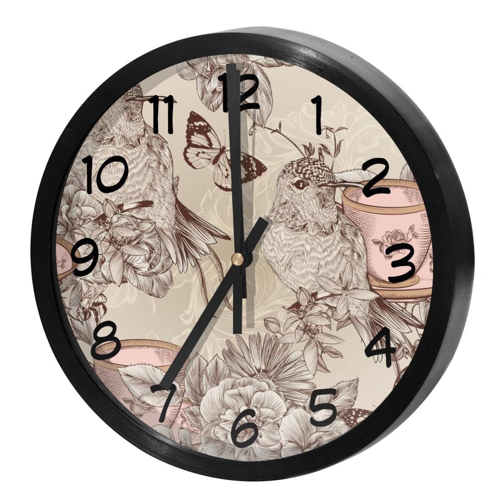 Horloge murale silencieuse à quartz pour retrouver le calme chez soi