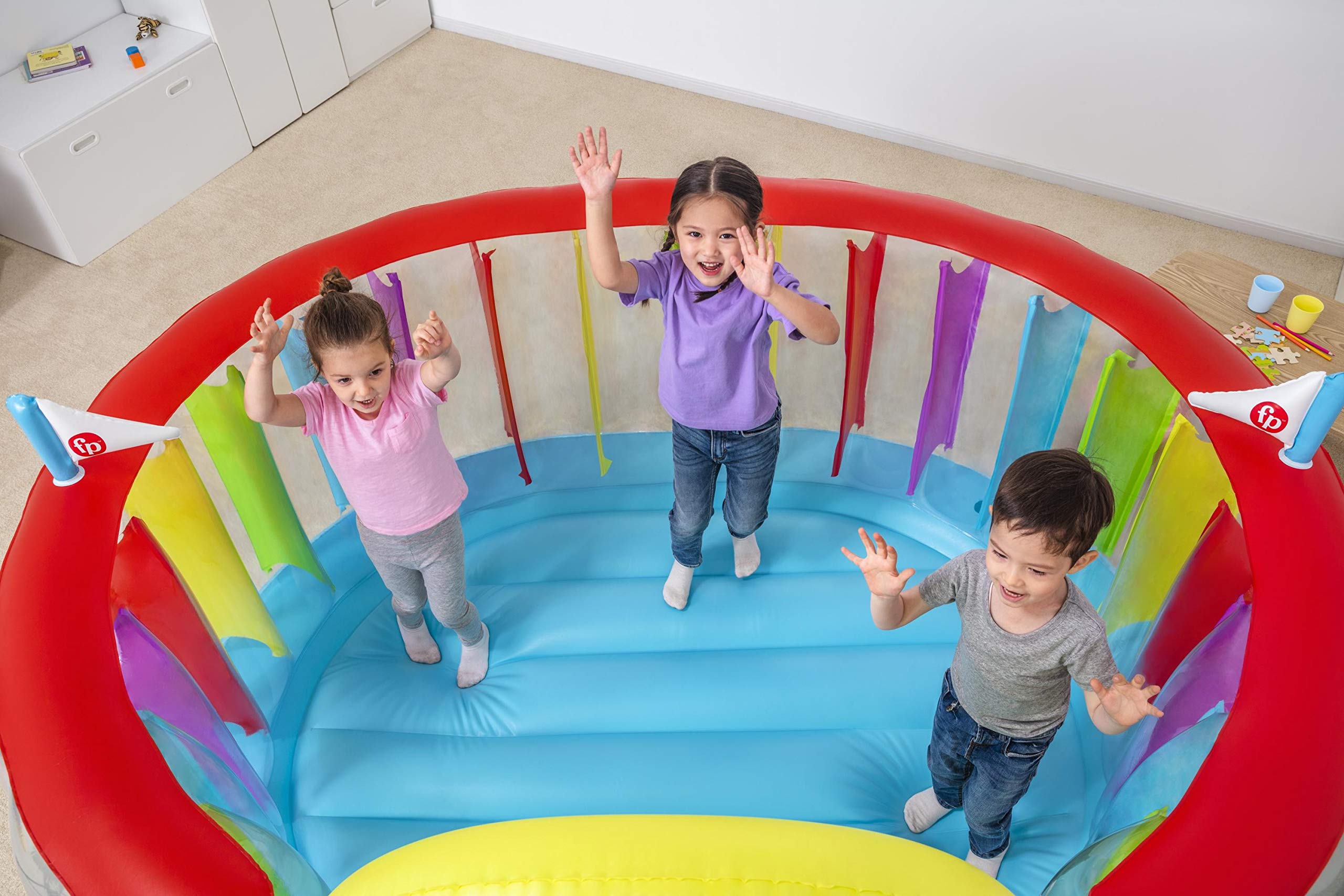 Bestway 93561 Castello gonfiabile Fisher-Price™ Bouncetopia, anni 3+