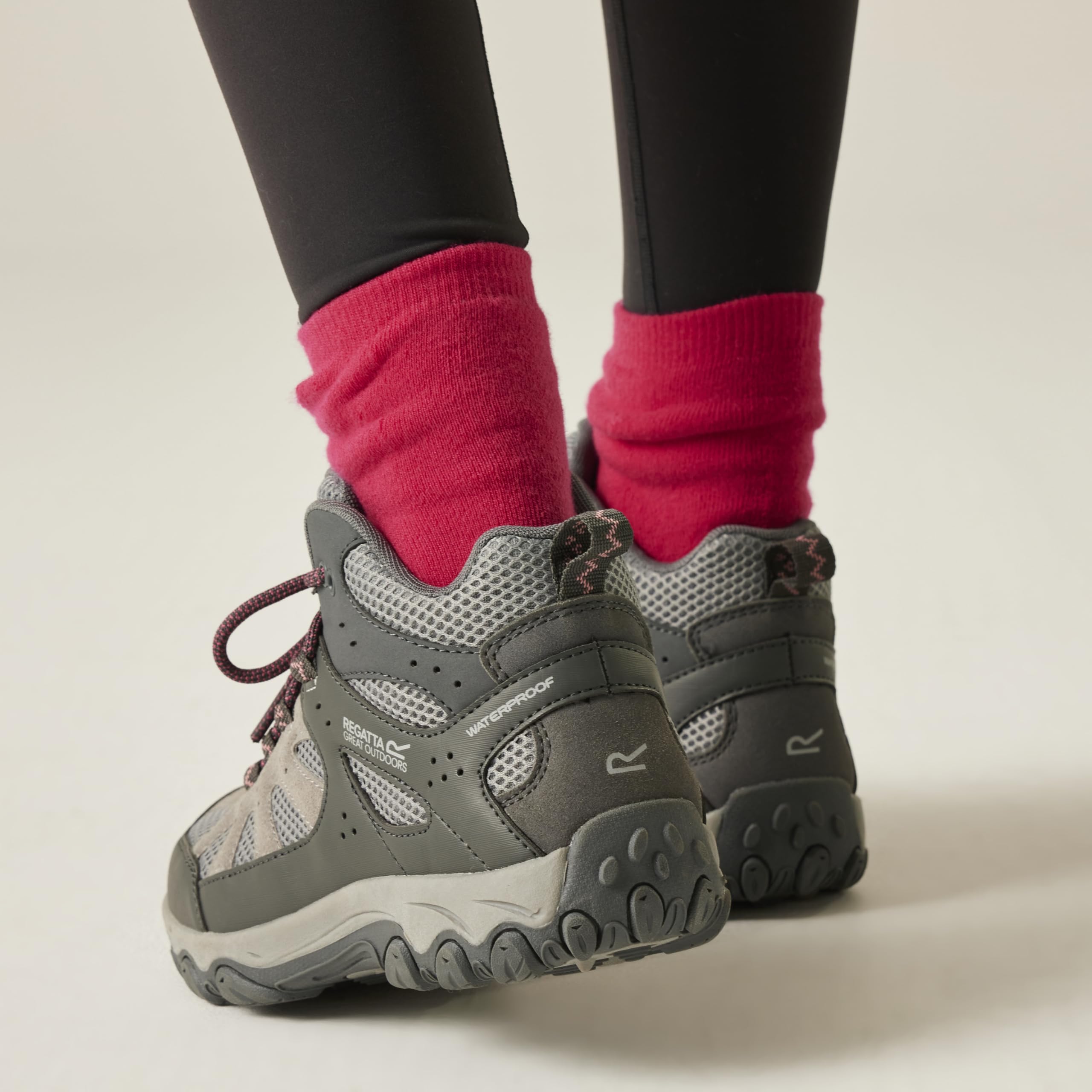 Regatta Wmnedgepointivmid Regatta Mujer Edgepoint IV Mid Walking botines agua resistente Cushioned Hiking FootwearMujer