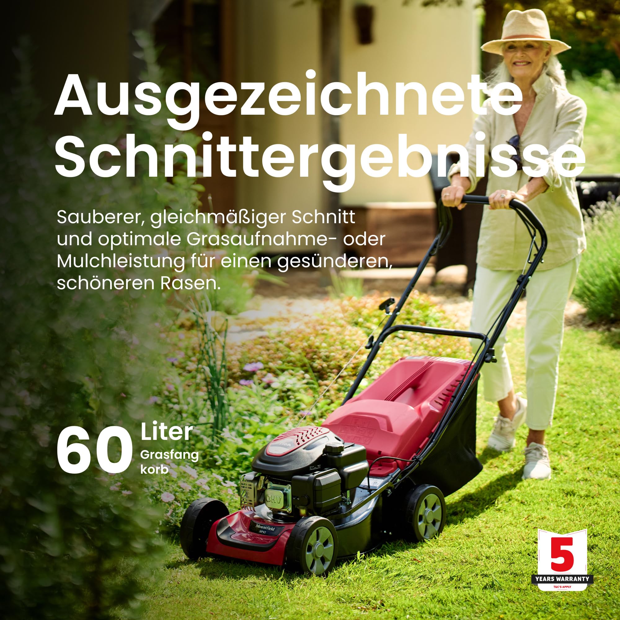 Mountfield SP42 Cortacésped autopropulsado de Gasolina de 41 cm