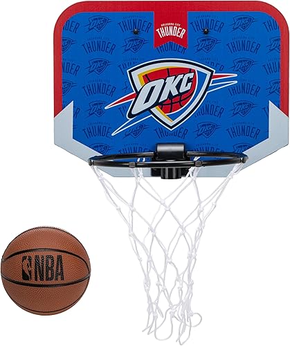 Miniatura 20 de Franklin Sports NBA Team - Aro de baloncesto sobre la puerta – Mini aro de baloncesto para niños con baloncesto – Aro de baloncesto para fanáticos