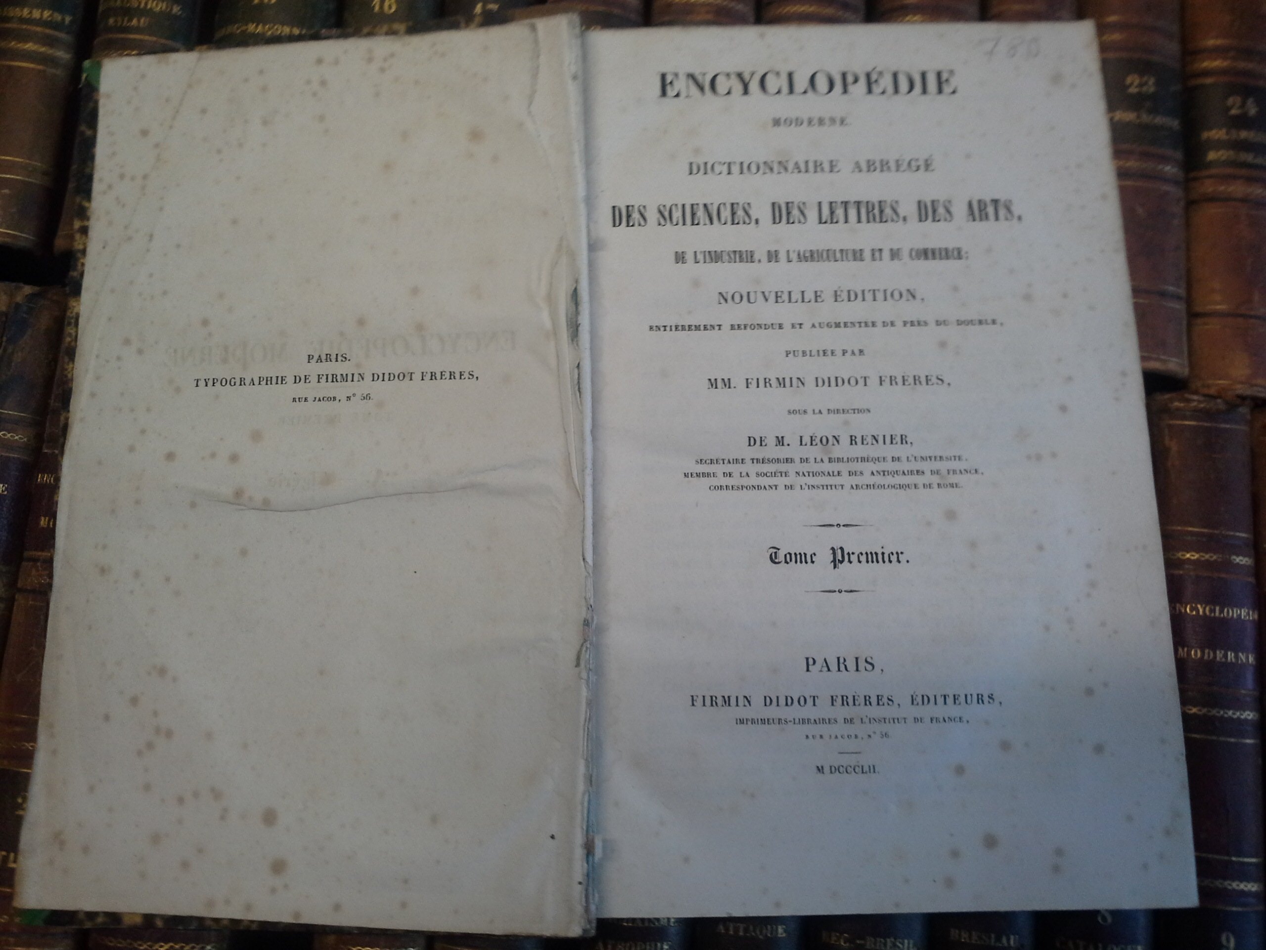 encyclopédie moderne dictionnaire abrégé des sciences, des lettres, des arts de l'industrie, de l'agriculture et du commerce nouvelle édition entièrement refondue et augmentée de près du double complet en 30 volumes