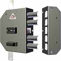 Serratura Da Applicazione CR 2250 - Doppia Mappa, Scrocco, Entrata Sinistra 60mm - Foto 3