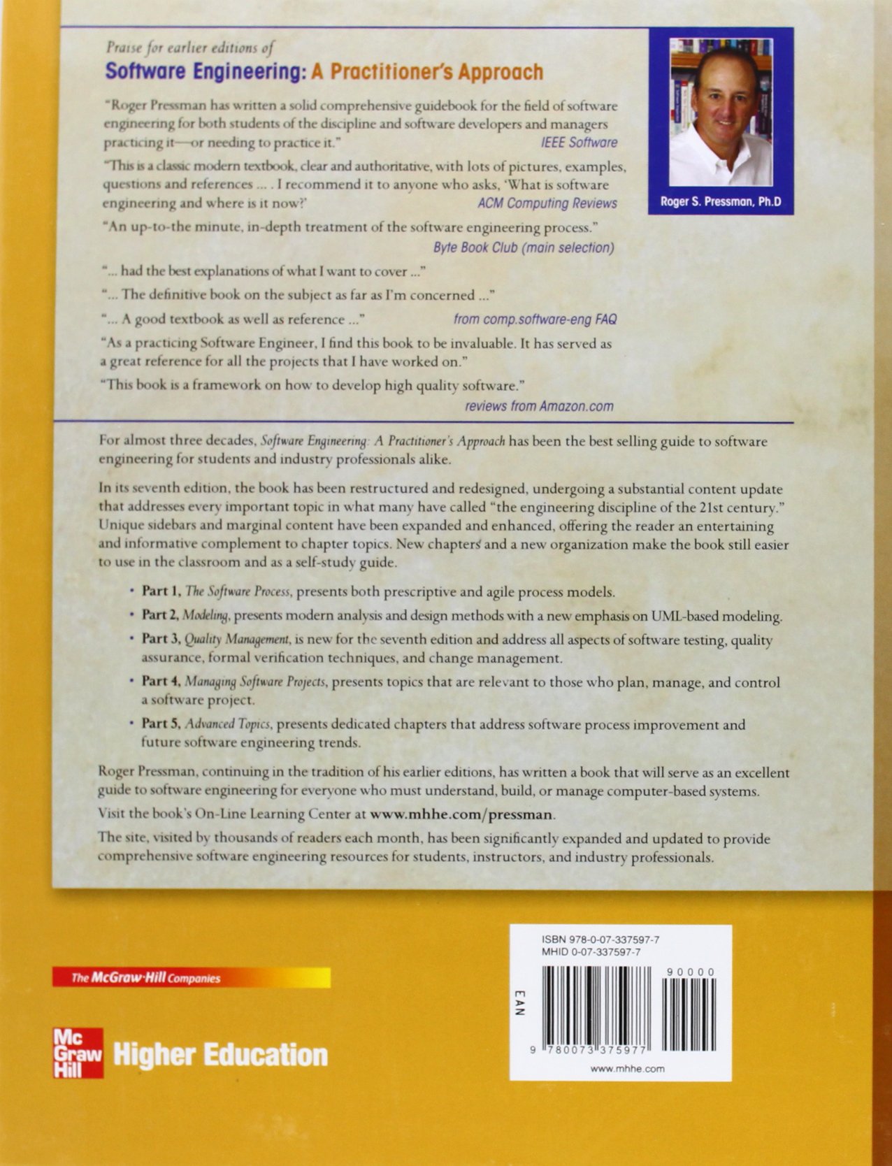 Software Engineering: A Practitioner's Approach