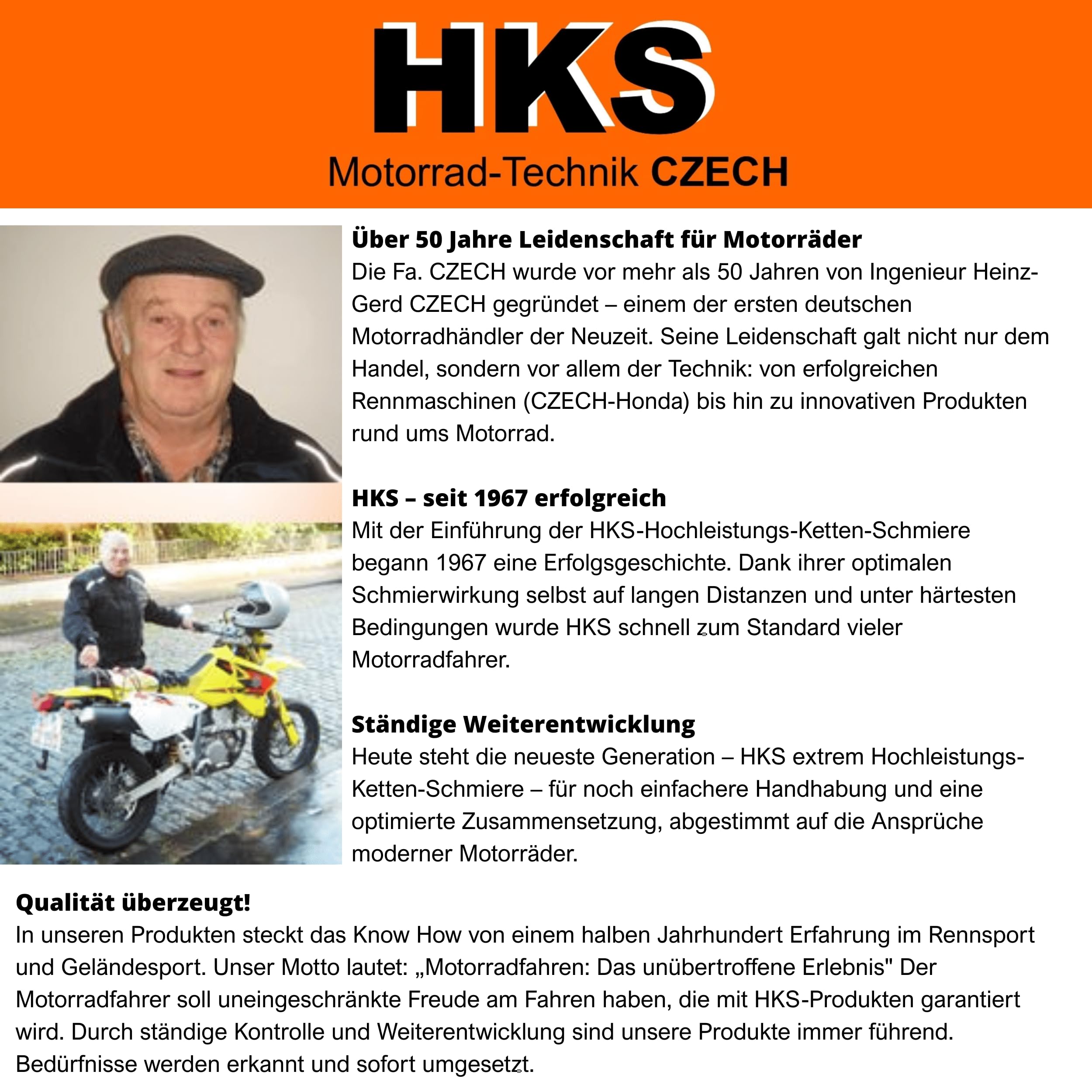 extrem New Generation – Hochleistungs Kettenspray 300 ml | Rein synthetisches Kettenschmiermittel | Wasserfest, haftstark & O/X-Ring verträglich (HKS EXTREM-Spray)