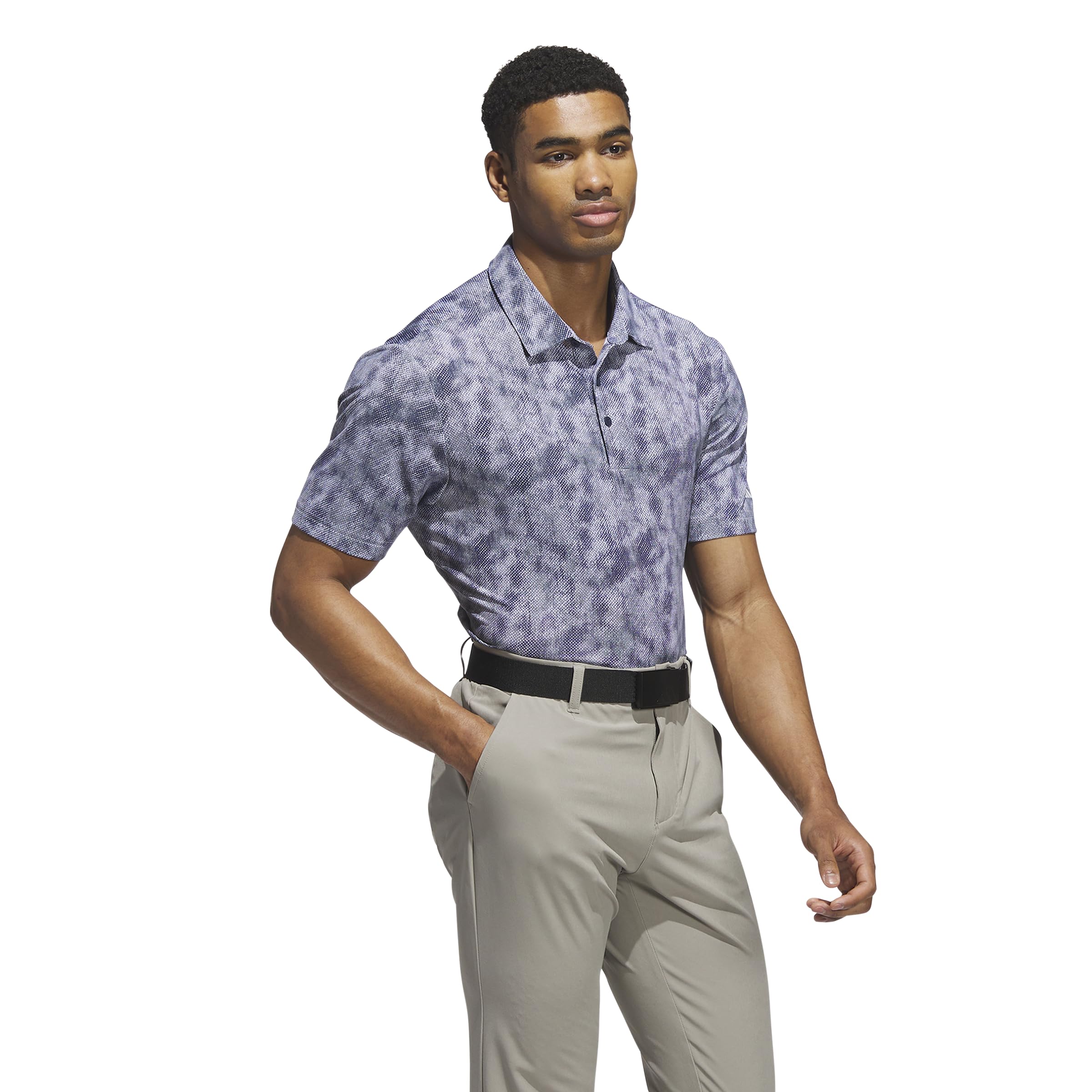 adidas Ultimate365 Textured Print Polo Shirt Ultimate365 - Polo con Stampa Testurizzata Uomo (Pacco da 1)