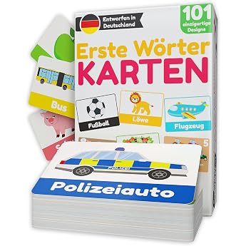 First Words Cards Flashcards Toddlers 1 2 3 Years Learning Cards Children Baby & Toddler Picture Cards 101 Unique Flashcards From 12 Months Language & Speech Promotion