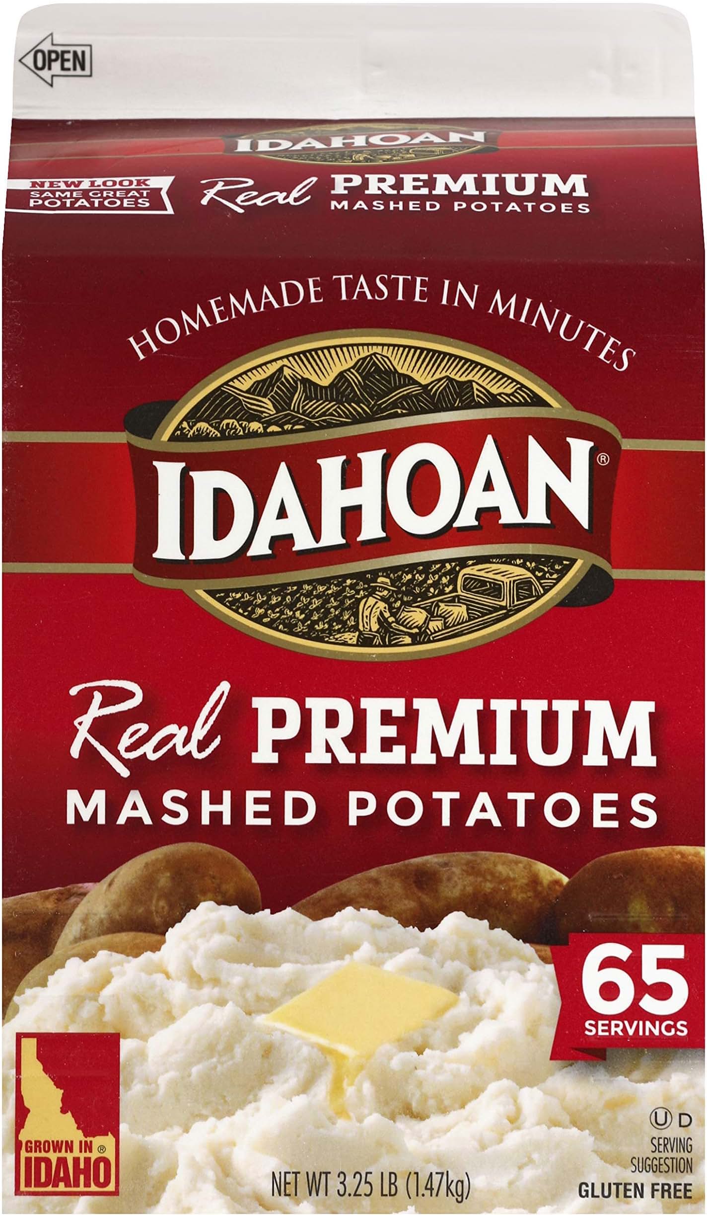 Idahoan Potatoes Gluten Free 100 Percent Servings