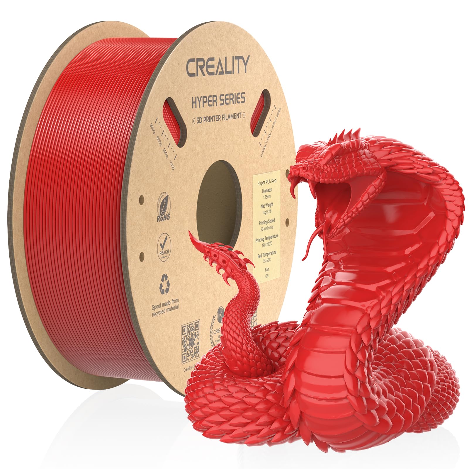 Creality ハイパー PLA フィラメント 2個 イエロー ピーチファズ Creality ハイパー PLA フィラメント 2個 イエロー ピーチファズ