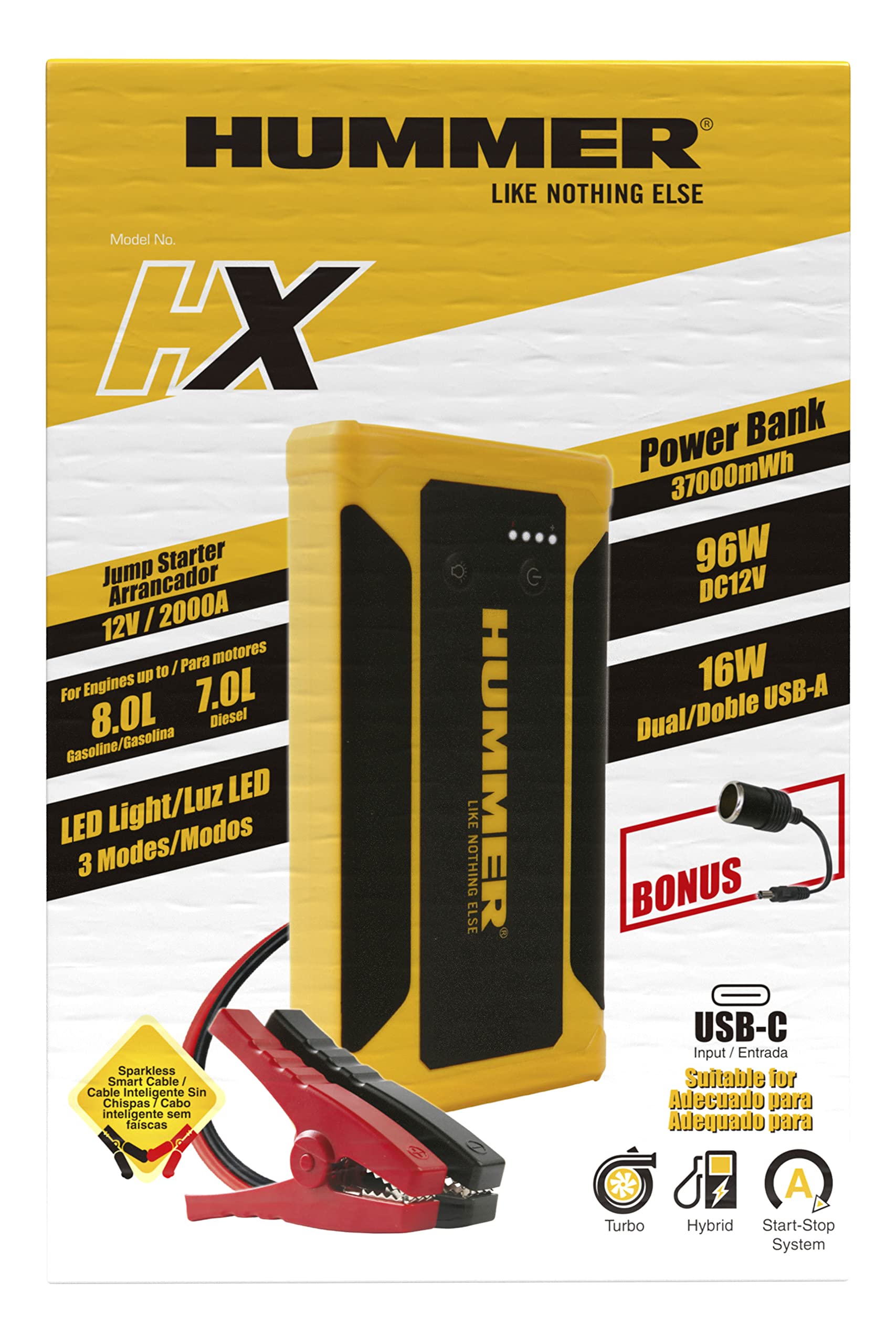 Hummer Arrancador Bateria 12V 10000Ah