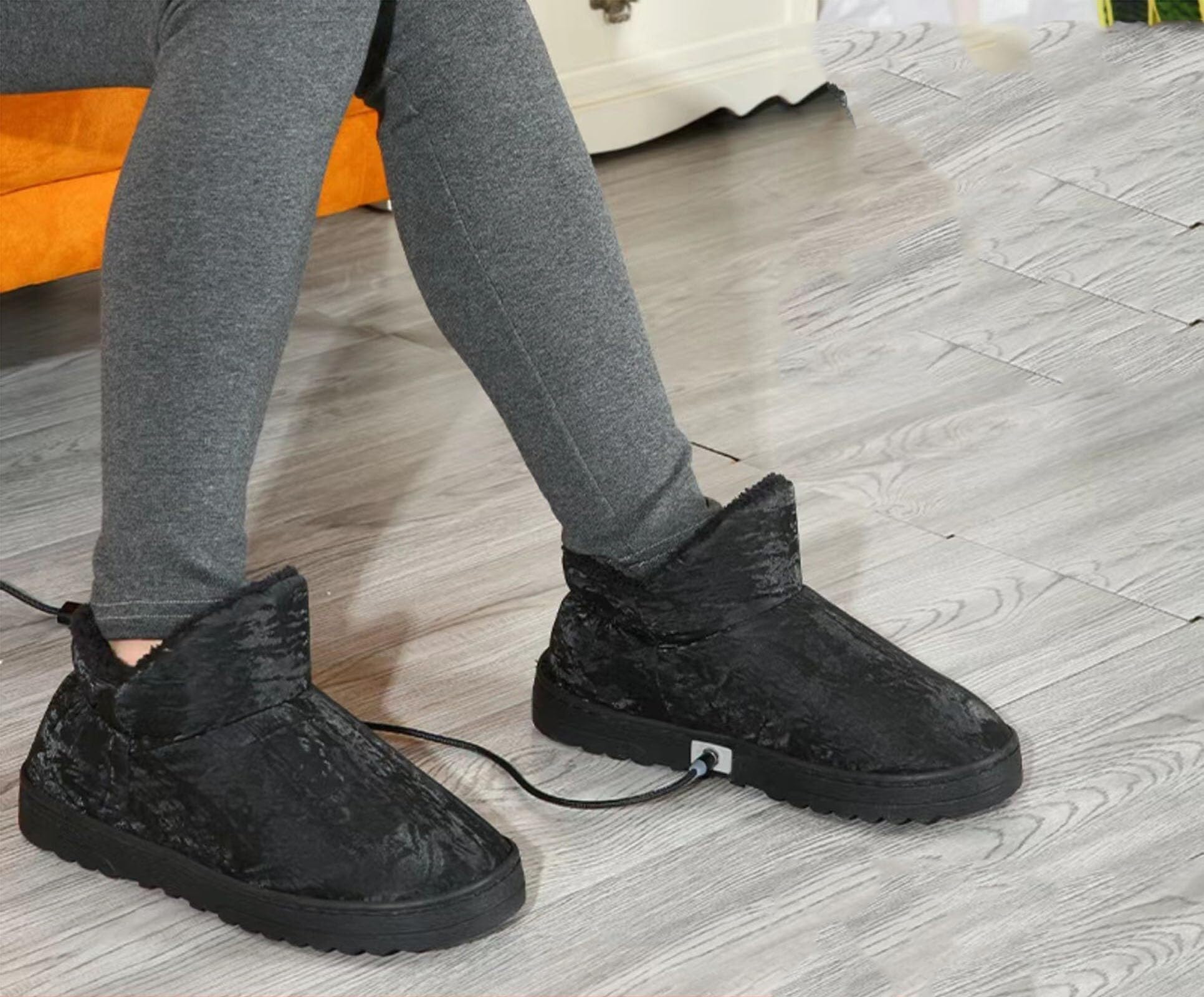 Zapatillas Calefactoras Eléctricas, Par