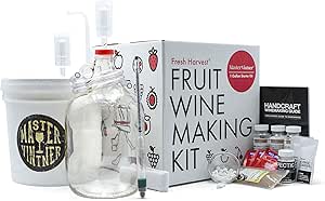 Master Vintner Fresh Harvest One Gallon Small Batch Fruit Wine Making Kit