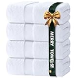 Luxury Bath Towels Set of 4 Large - 700 GSM Turkish Cotton Ultra Soft Bath Towels 27x54 | Highly Absorbent and Quick Dry | Hotel Towels for Bathroom Luxury, Plush Shower Towels, White