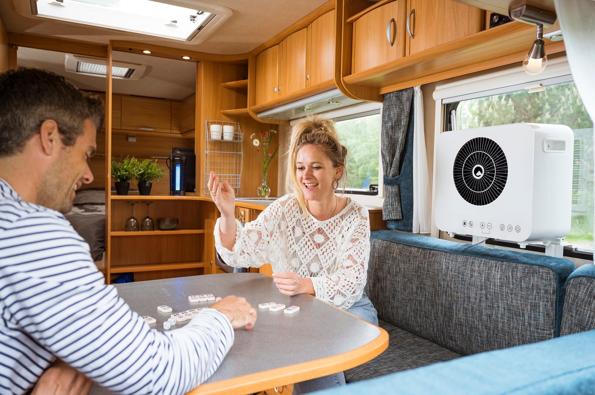 CoolMade 5200 Mobile Split Klimaanlage 5200 BTU – WLAN, App Steuerung & Fernbedienung | Kühlen, Entfeuchten & Schlafmodus | für Wohnwagen, Wohnmobil, Caravan, Zelt & Räume bis 40 m³