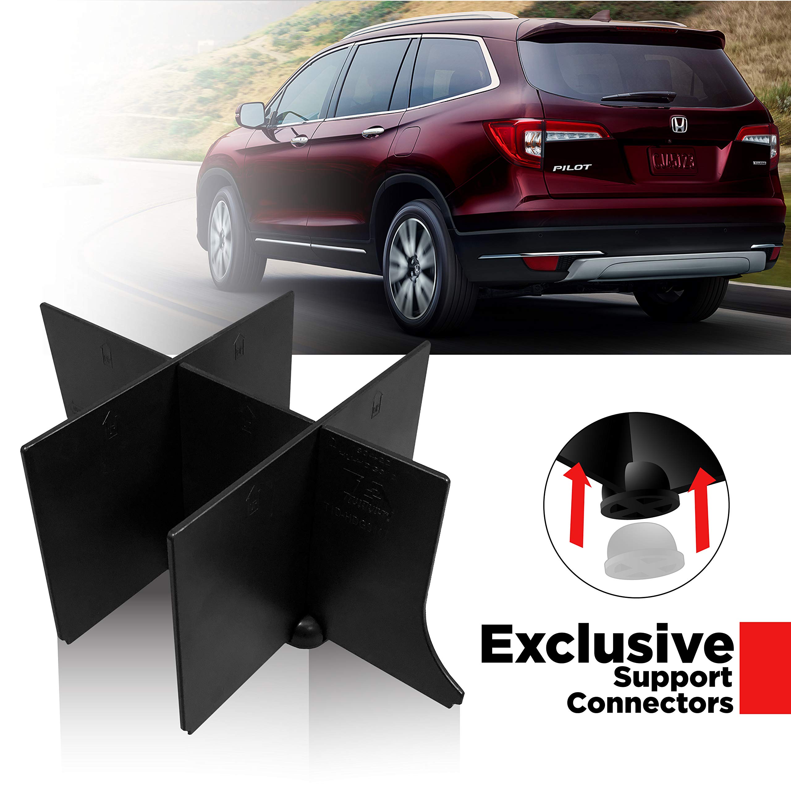 Buy 1 Center Console Organizer for 20162019 Honda Pilot and Ridgeline Insert Divider for