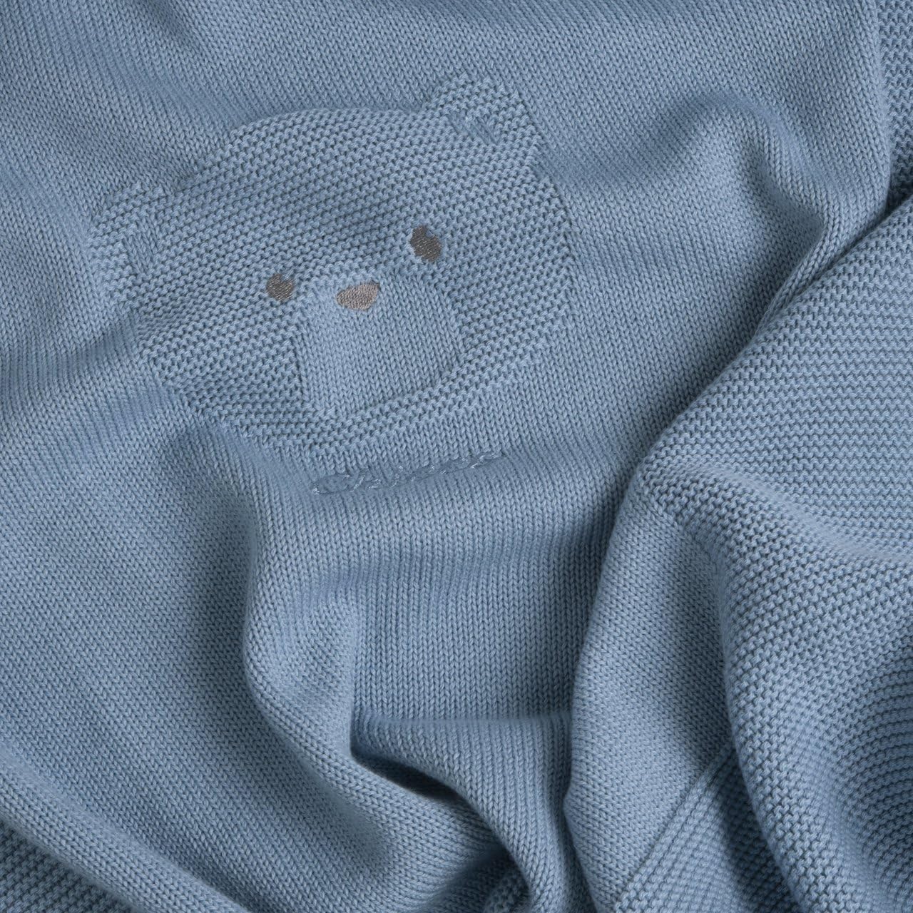 Chicco, Copertina in maglia per carrozzino/avvolgi neonati (Azzurro/Celeste)