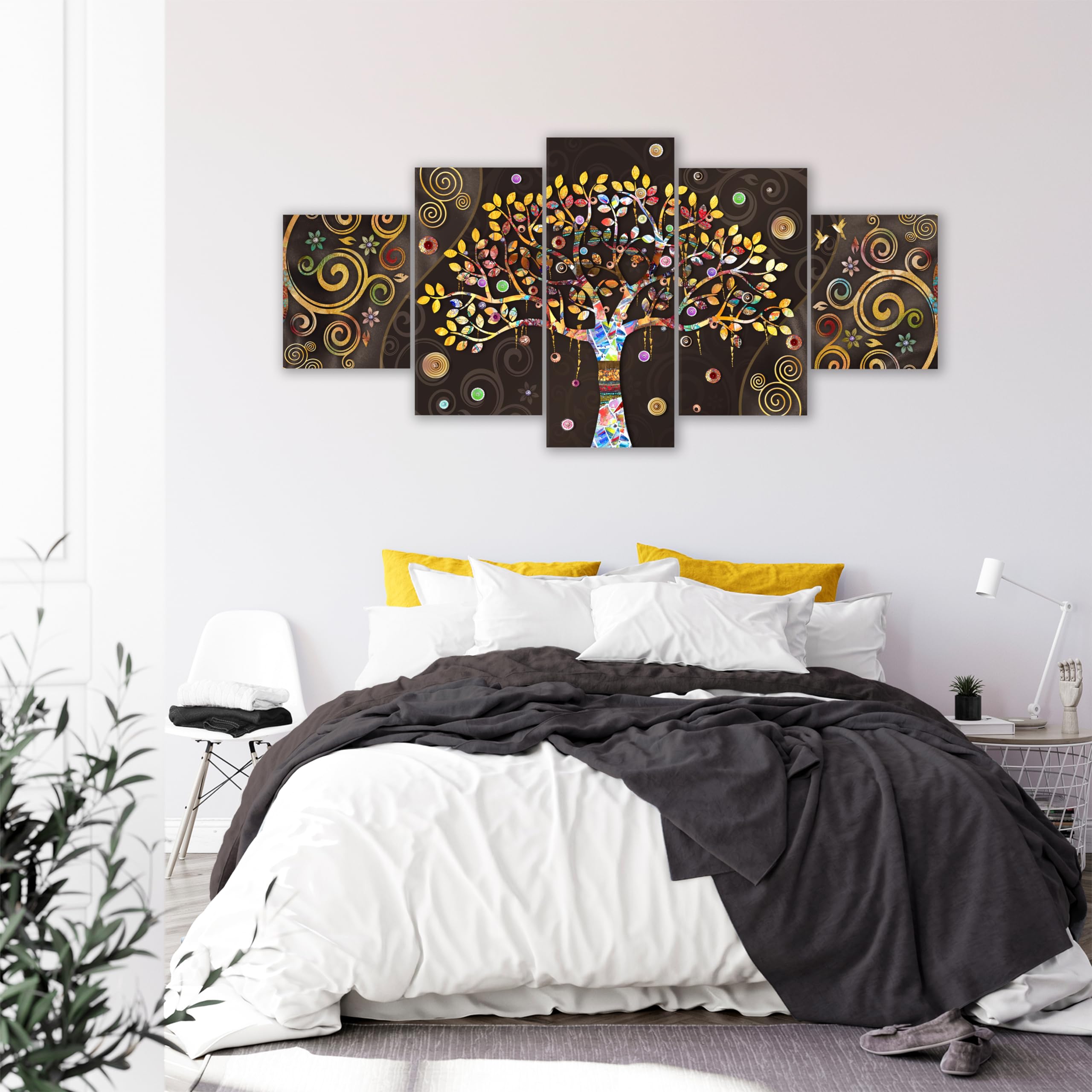 GUSTAV KLIMT - Albero Della Vita - Tela con Telaio Arte Quadro