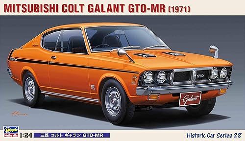 Hasegawa Mitsubishi Colt Galant GTO-MR 1971, escala 124 Serie de coches históricos 28 Kit de modelo, artículo # 21128