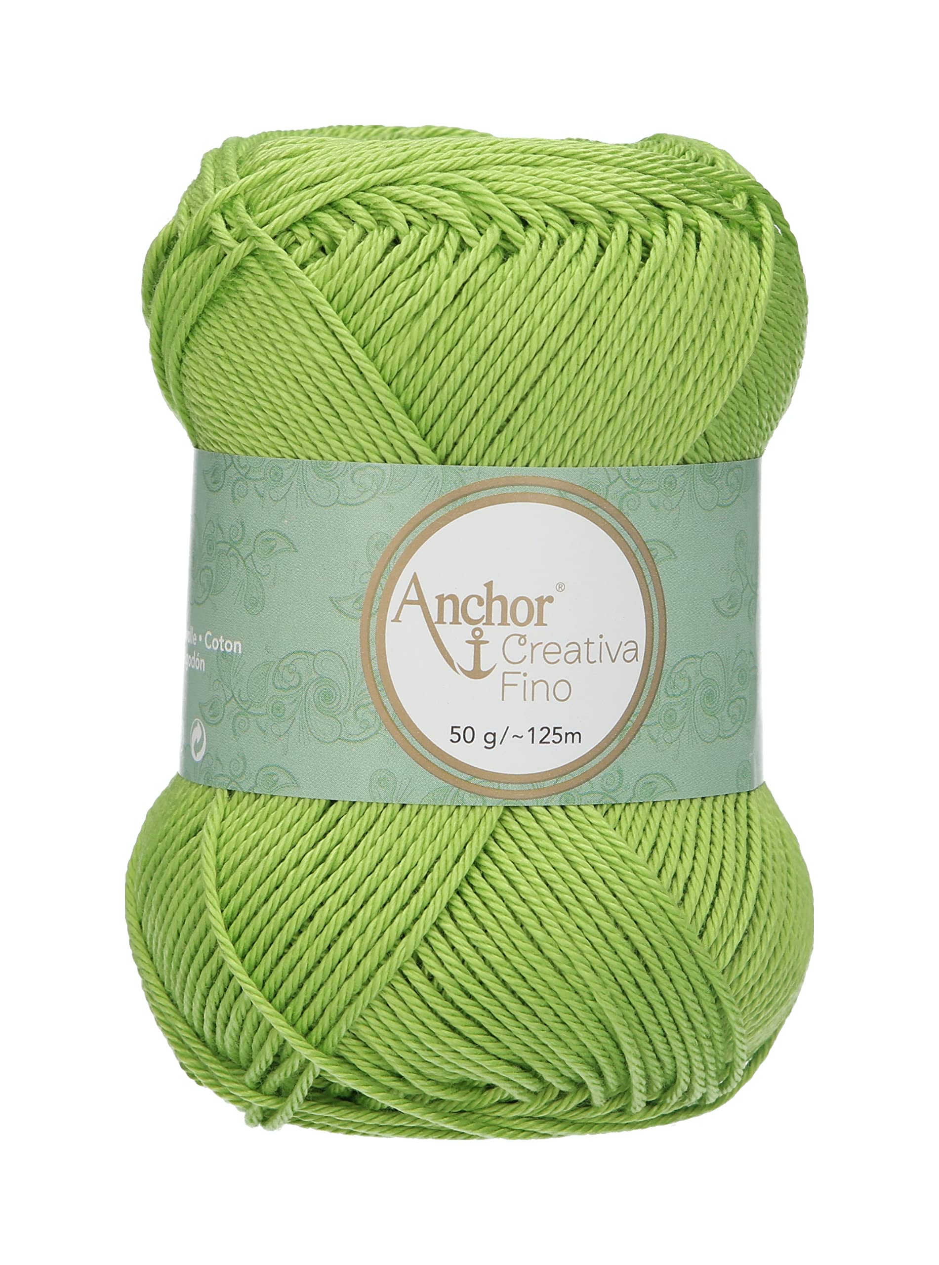 ANCHOR4620004-00418 Crochet Yarn, 100% Cotton, 418, Thickness 4, 125 m, 53 g