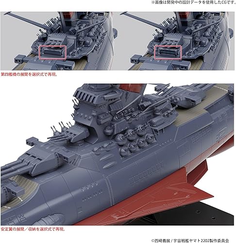 Miniatura 3 de BLUEFIN Space Battleship Yamato 2202: Warriors of Love - Kit de modelo a escala 1:1000
