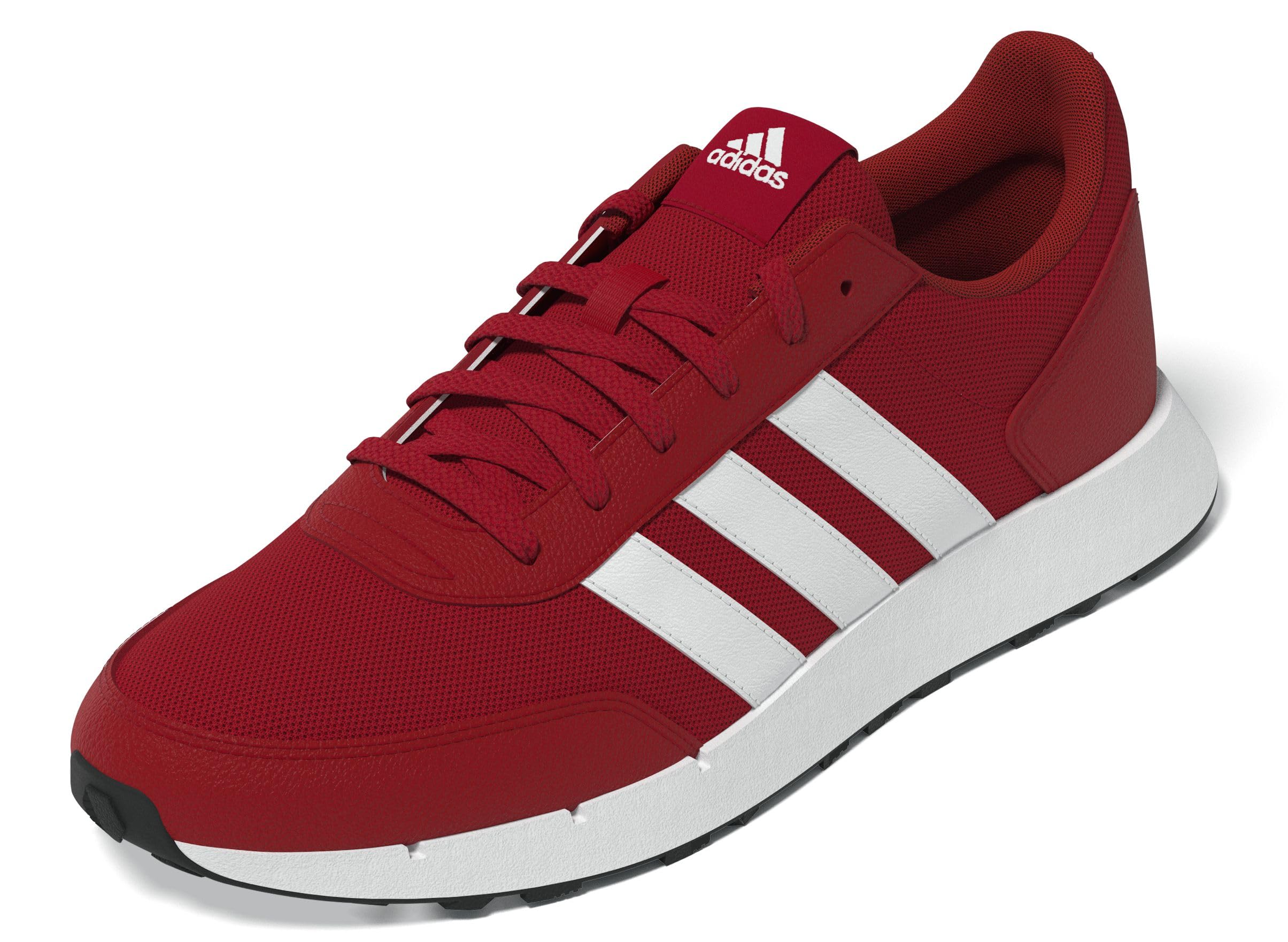 adidas Unisex Run 50S Shoes, Better Scarlet/FTWR White/Core Black, 37 1/3 EU