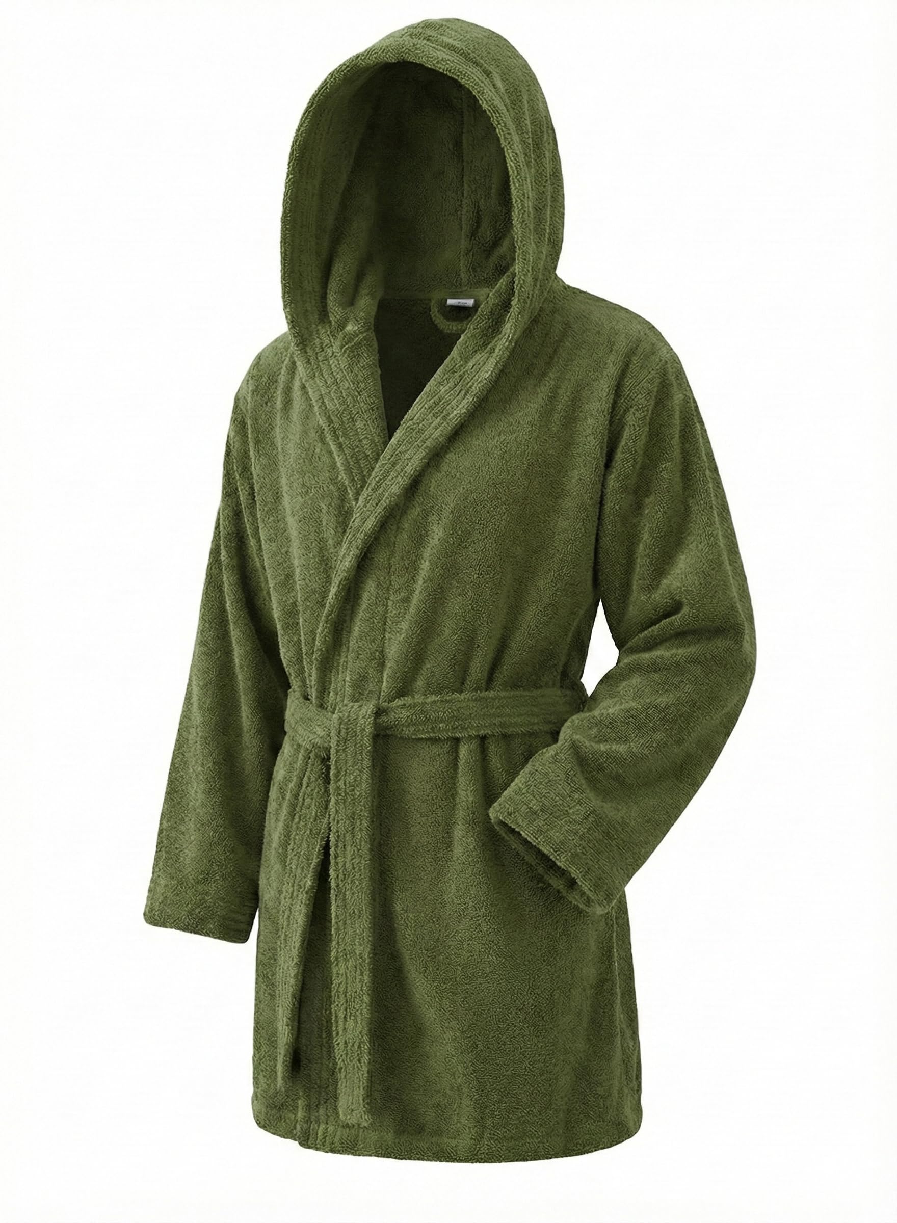 Top Towel - Elegant - Bademantel für Damen und Herren 100% Baumwolle, 500 g/m² - Option mit oder ohne Kapuze - Weich und saugfähig für Dusche, Spa und Pool