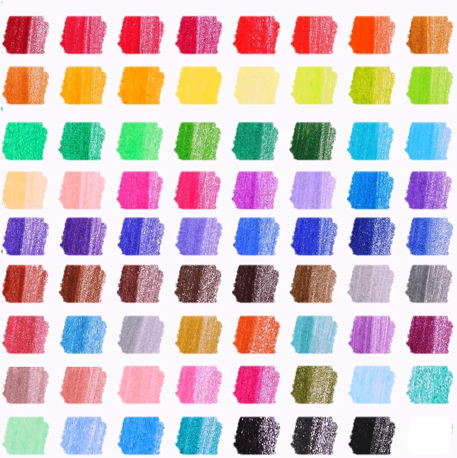 Corslet 85-teiliges Kunstzubehör für Künstler, 72-teiliges Buntstift-Set und 12-teiliges Zeichenstift-Set, Skizzierstifte, Graphit-Skizzierstift-Set, Bleistift-Farbset zum Zeichnen und Skizzieren, mit