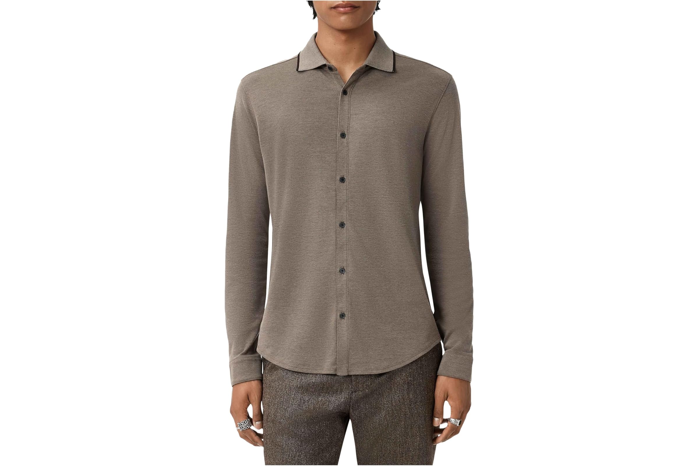 Мужская рубашка John Varvatos Drewce Shirt K7029W25 twig 18190₽