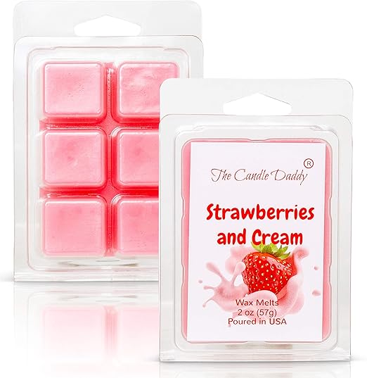 The Candle Daddy Strawberries & Cream Sweet Strawberry