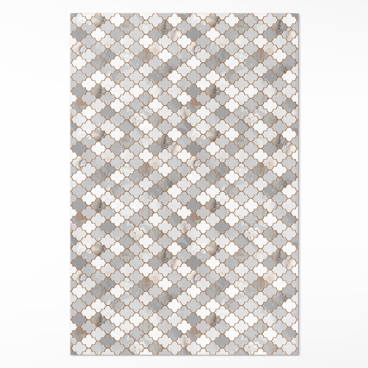 Tapis de sol vinyle 120x180 cm mosaïque pour cuisine et salon Floorart
