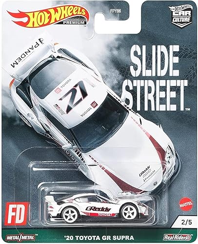 Hot Wheels Vehículos de leyendas del circuito cultural del automóvil para niños de 3 años en adelante, colección premium de vehículos a escala 1:64 disponible en Yaxa Colombia