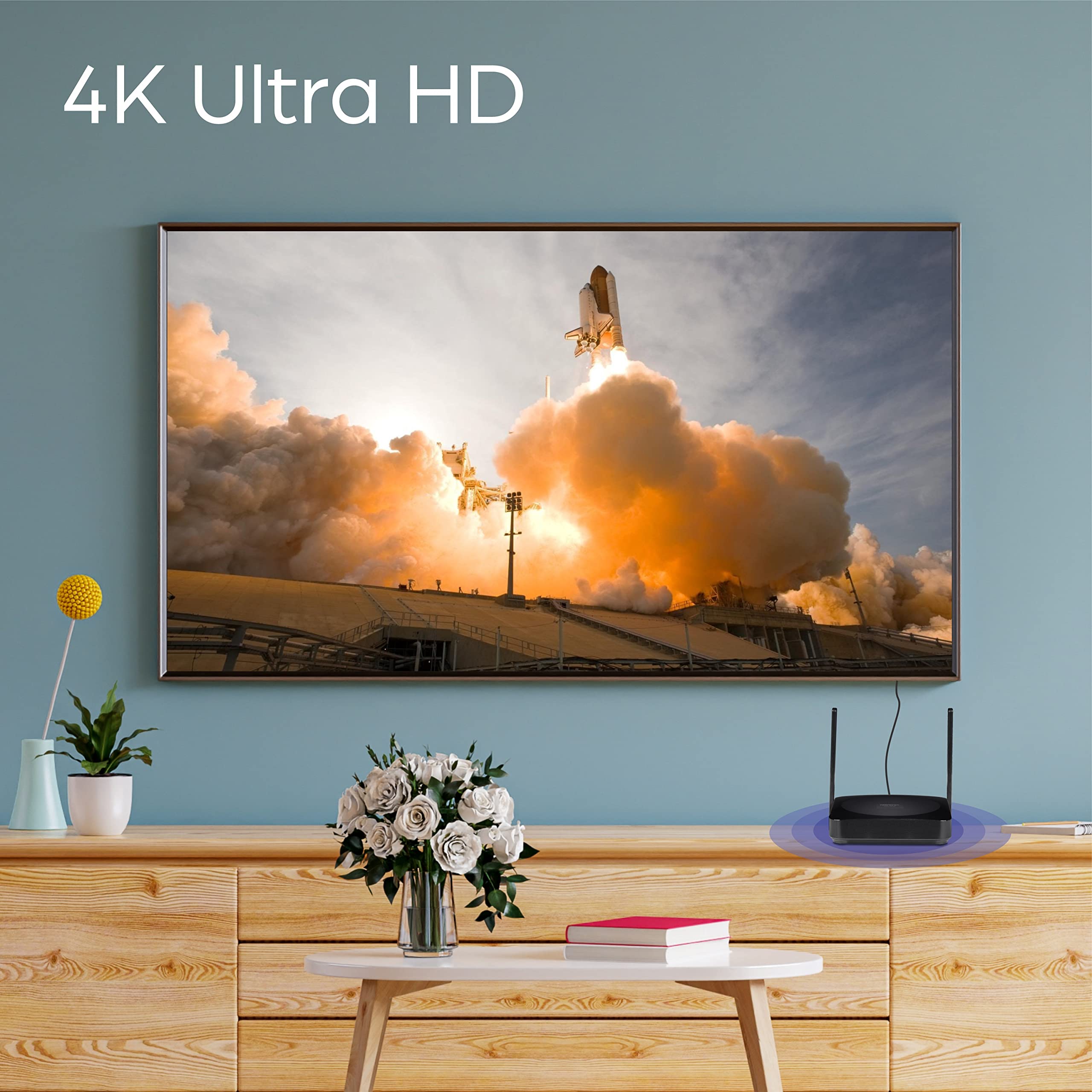 TRENDnet, TWP-101T, Transmisor Adicional para presentador inalámbrico 4K, diseñado para conectarse al Receptor inalámbrico TWP-100R1K, 1 Puerto HDMI, Uso compartido de Contenido 4K