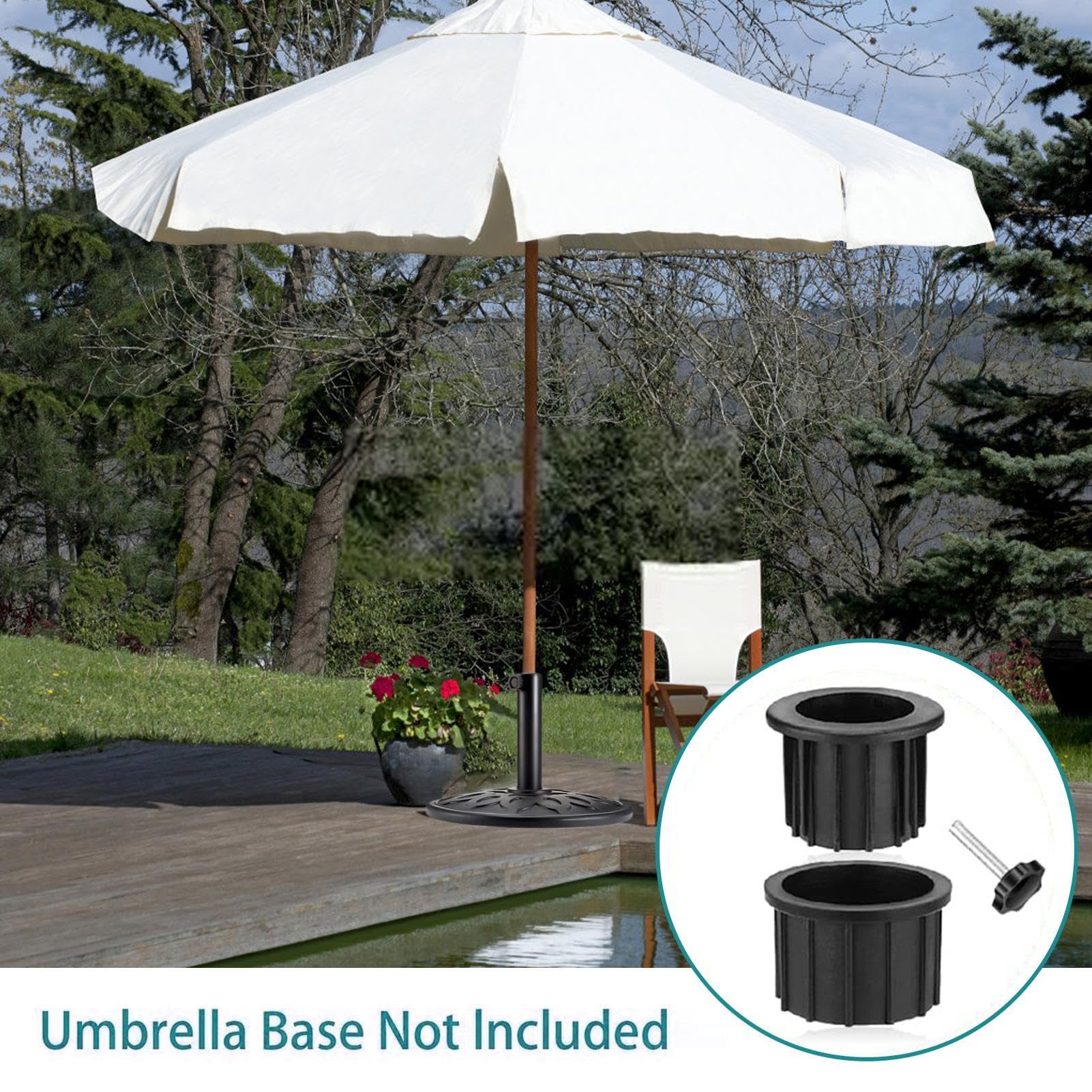 Base per ombrellone da giardino, base per ombrellone da esterno, base stabile per ombrellone, base rotonda riempibile con acqua, supporto rotante per ombrellone, per patio, mercato, tavolo