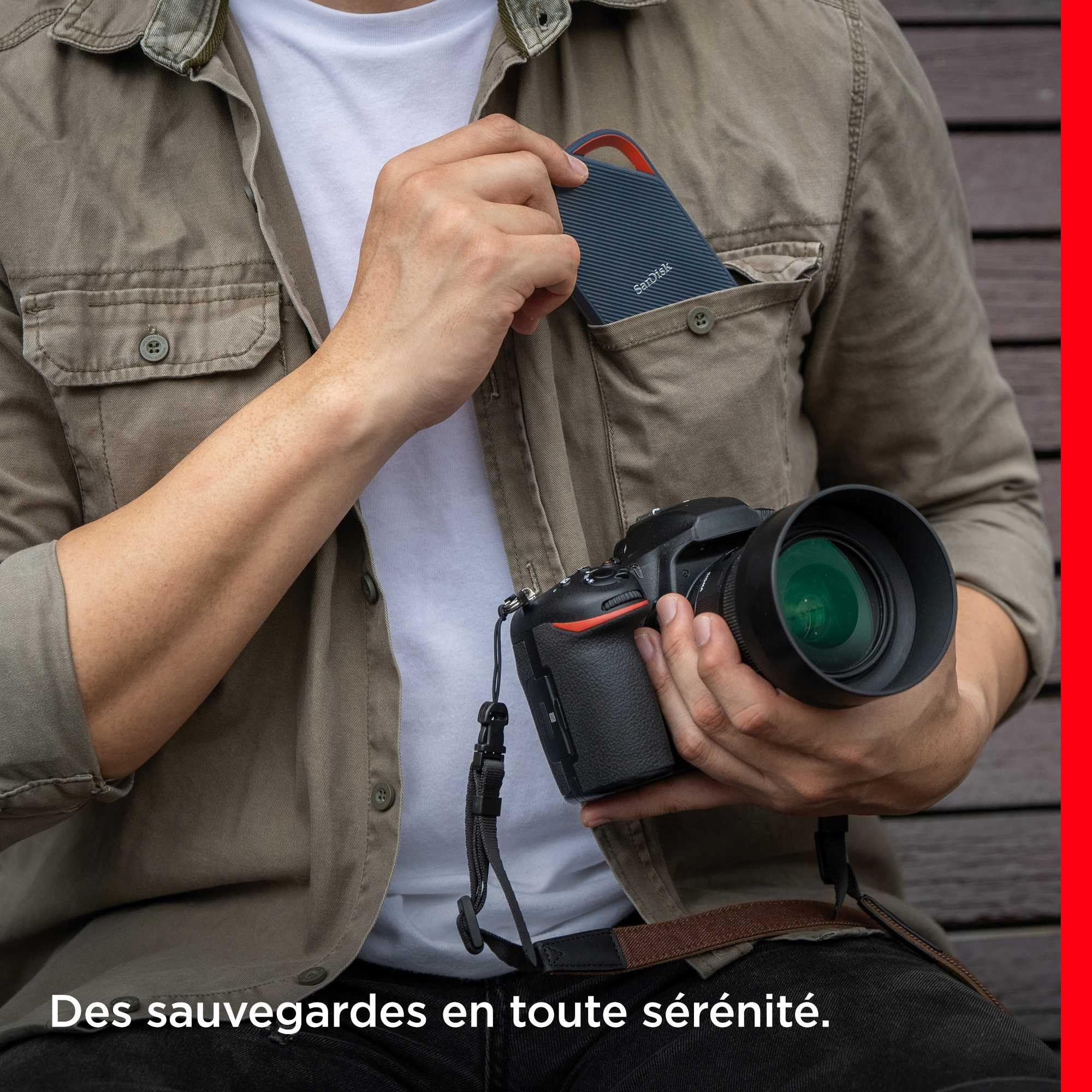 SanDisk Extreme Pro Disque SSD Externe USB4 4 To 3800 Mo/s Lecture 3700 Mo/s Écriture 40 Gbit/s