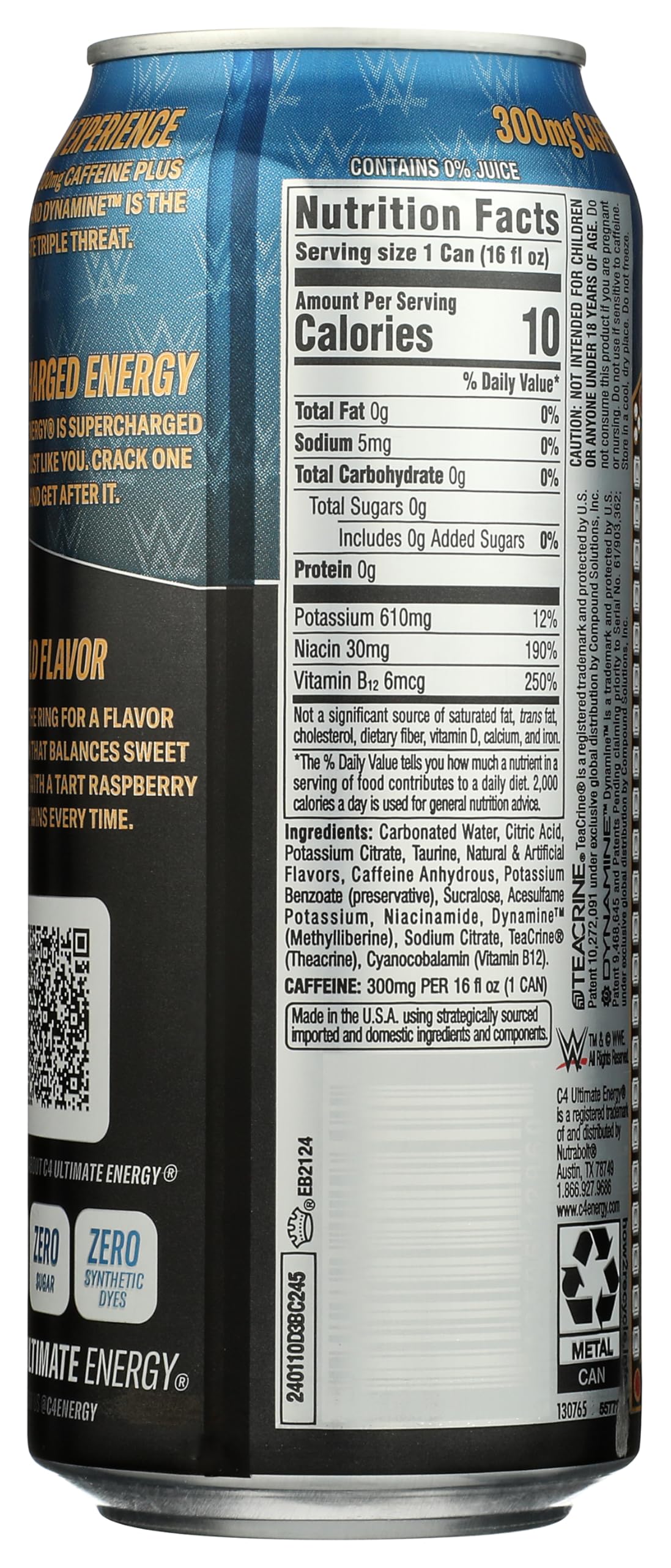 C4 Ultimate Energy Ruthless Raspberry