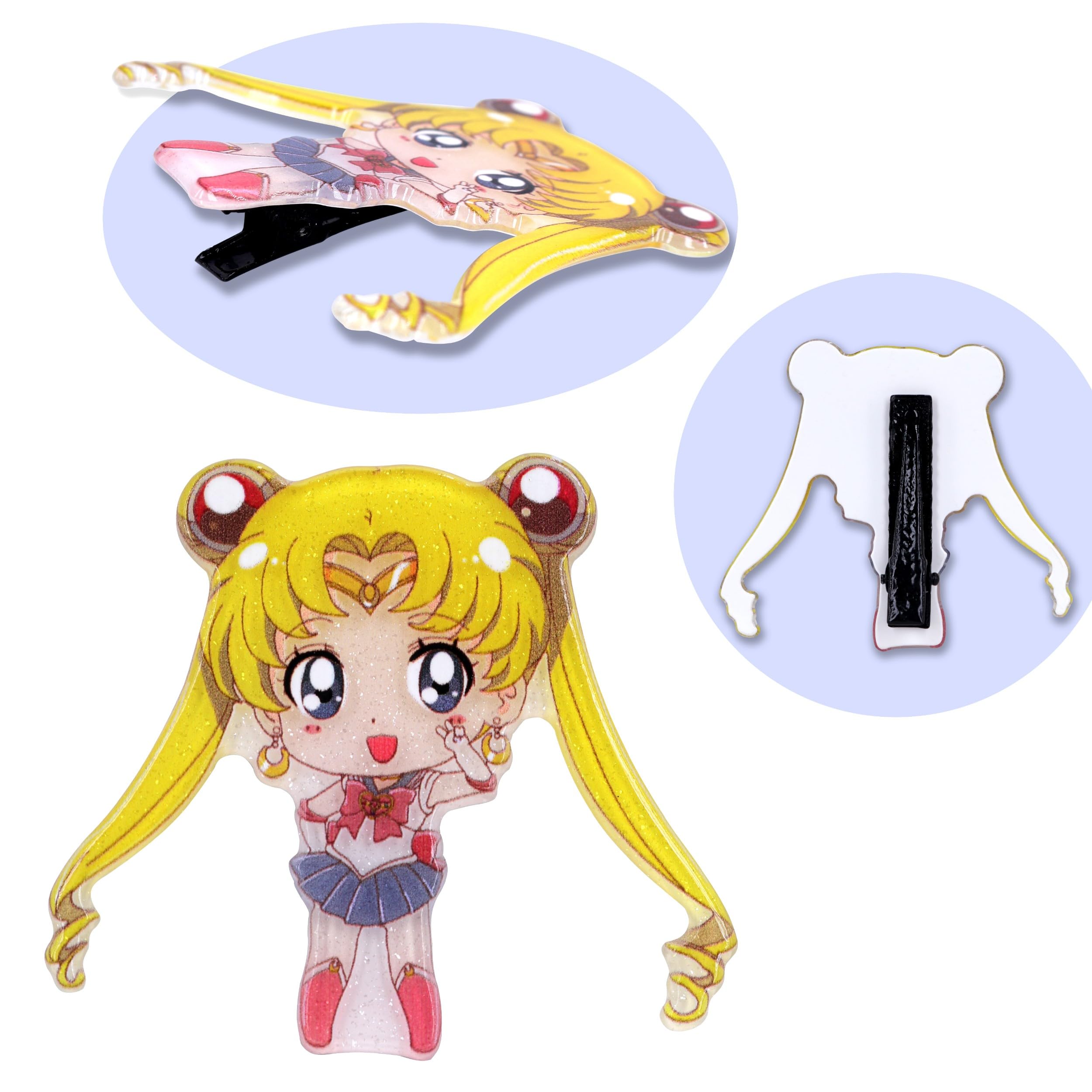 Amazon.com : Roffatide Anime Sailor Moon Hair Clips Princess