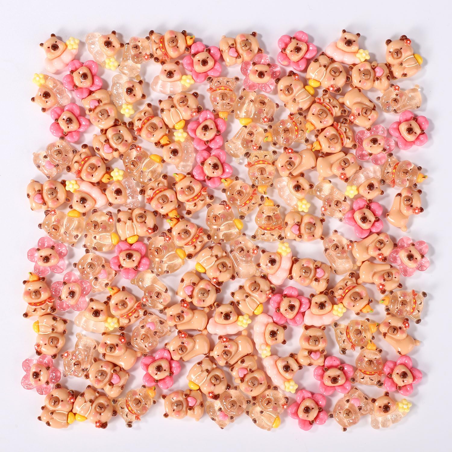 Lyreh 110pcs Mini Resin Capybara - Image 4