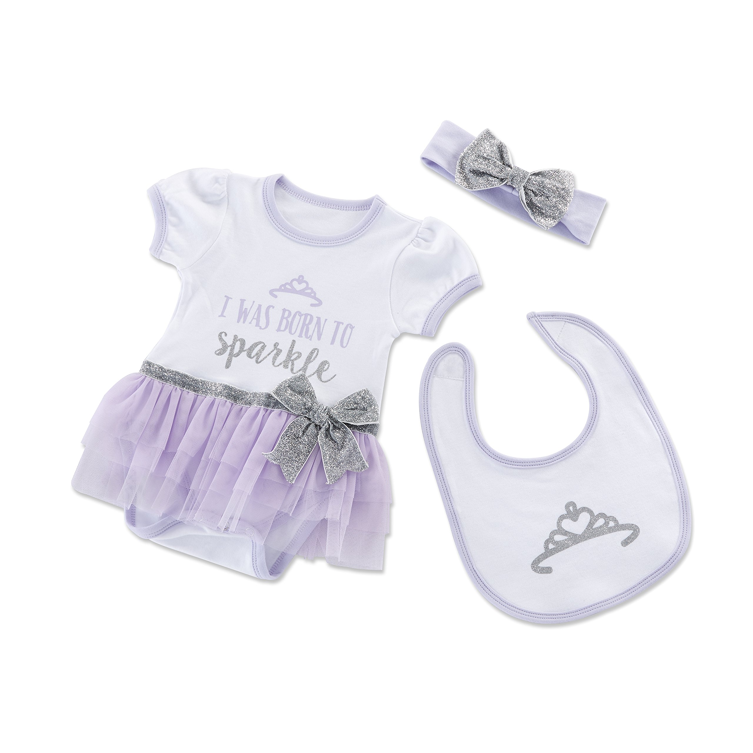 Baby AspenBorn to Sparkle 3 Piece Gift Set