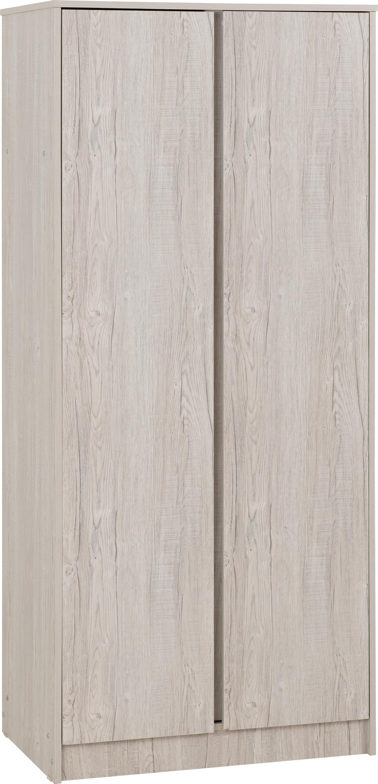 Rackhams Malvern 2 Door Double Wardrobe - Urban Snow