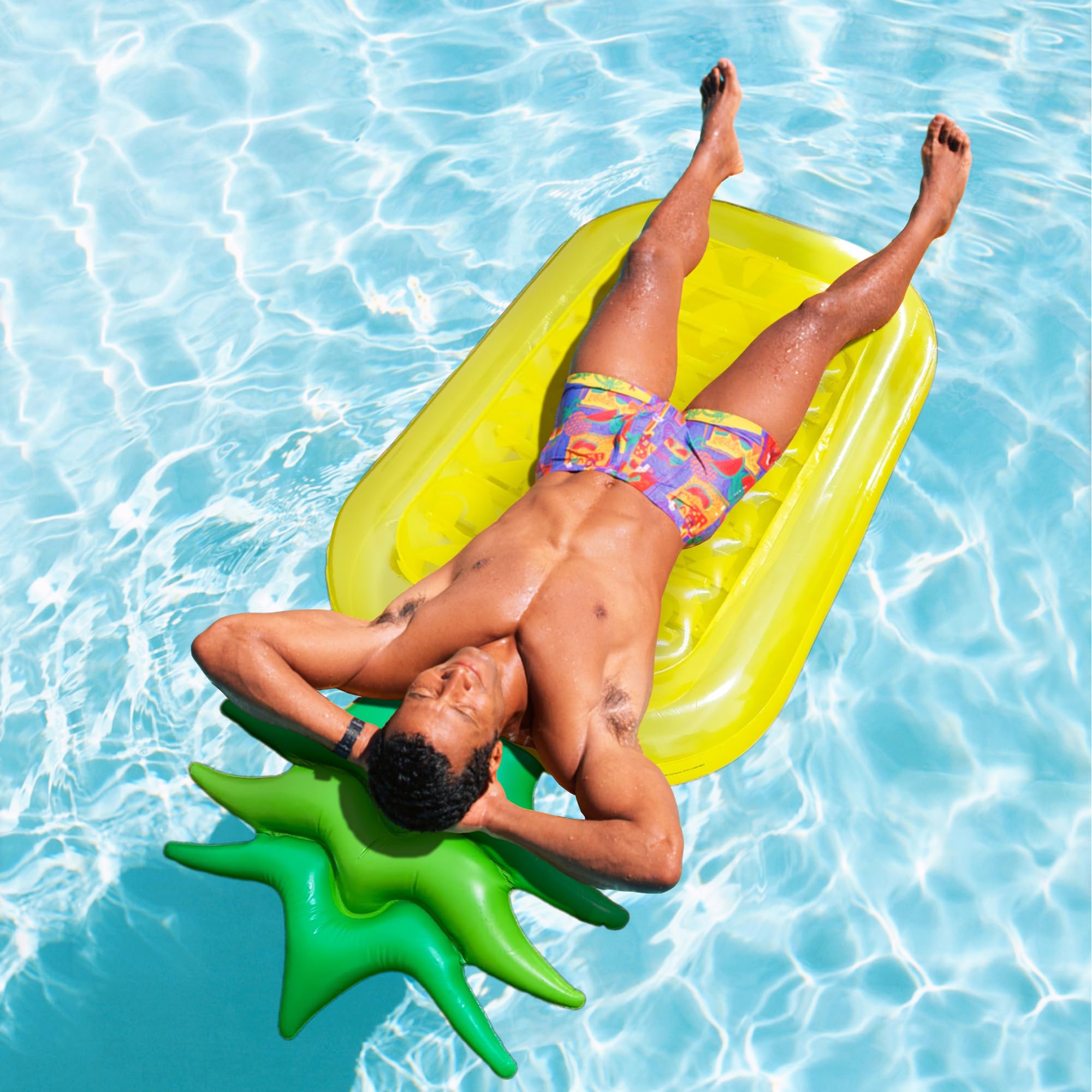 Edmirfun 3 Pièces Flotteurs Gonflables Piscine - Hamac, Anneau Fruit Et Ballon - Été Plage Fête Enfants Adultes