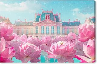 Art Remedy Versailles in Bloom Canvas Fashion Glam Art, Gallery Wrapped, 15" x 10"