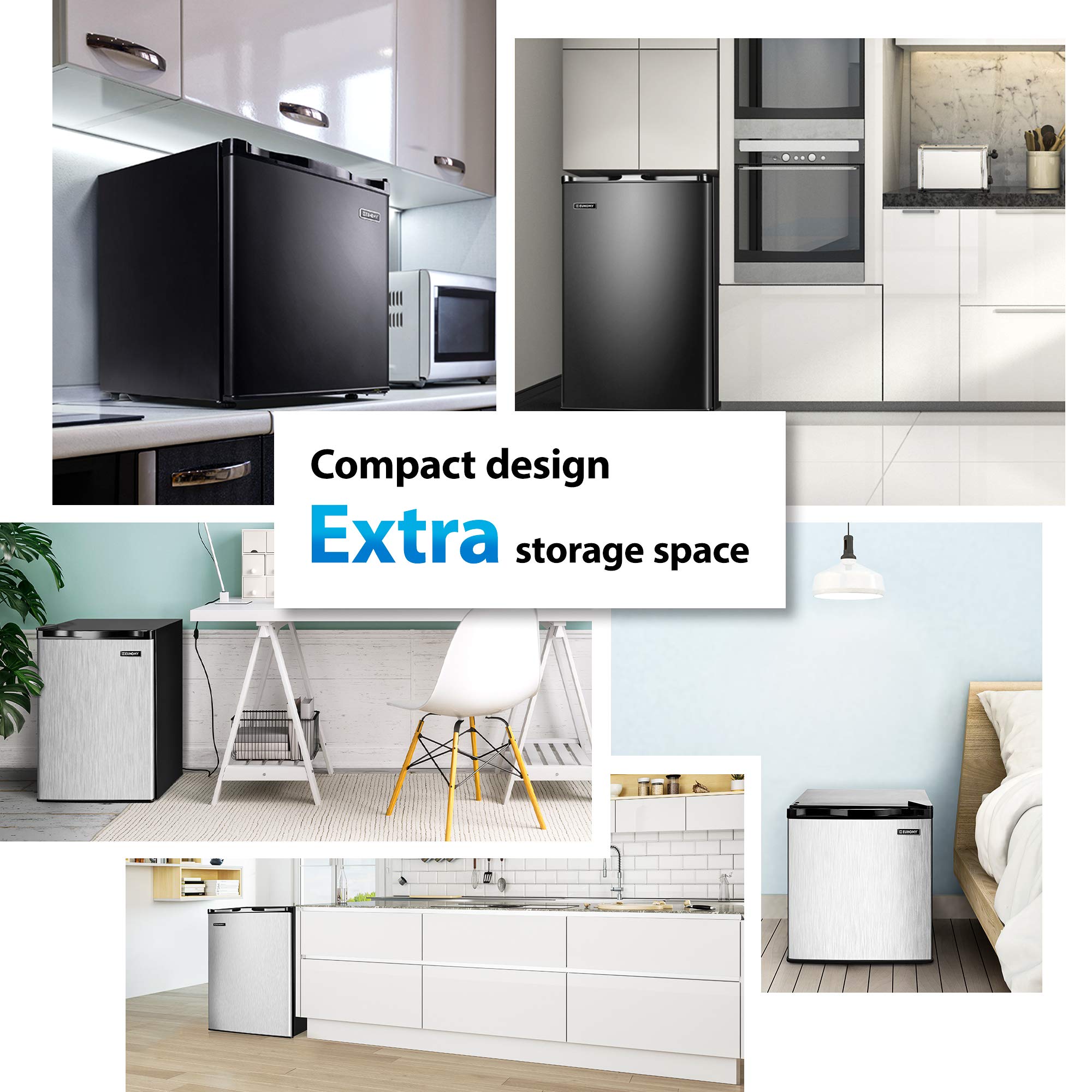 silver table top freezer